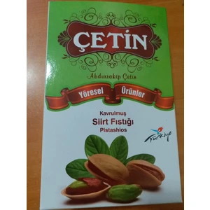 Çetin Siirt Yöresel Ürünler Siirt Fıstığı 1 kg Yeni Mahsül