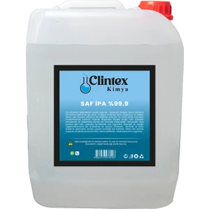 Clintex Kimya %99.9 Saf Ipa İzo Propil Yüzey Temizleyici Solvent 5 Lt