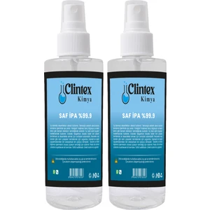 Clintex Kimya %99.9 Saf Ipa  İzo Propil Yüzey Temizleyici Solvent 2X200 ml