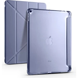 Apple iPad 9. Nesil 10.2 Inç Kılıf Kalem Bölmeli Silikon Smart Cover Tablet Kılıfı