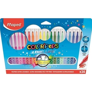 Color Peps Long Life Keçeli Kalem 24 Renk
