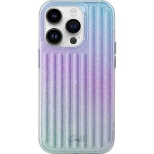 iPhone 14 Pro Uyumlu Kılıf Parlayan Arka Yüzey Coehl Linear Kapak Mor