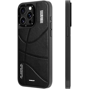 iPhone 15 Pro Uyumlu Kılıf Magsafe Şarj Özellikli Youngkit Backboard Serisi Leather Siyah
