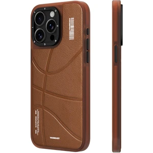 iPhone 15 Pro Max Uyumlu Kılıf Magsafe Şarj Özellikli Youngkit Backboard Serisi Leather Kahverengi