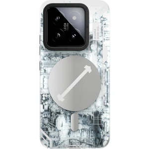 Xiaomi Mi 14 Uyumlu Kılıf Magsafe Şarj Özellikli Youngkit Technology Serisi Beyaz
