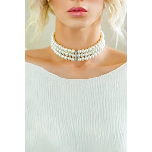 Minimalist Tasarım Zirkon Taşlı Inci Choker Inci Choker Kolye Tasma Kolye Kadın Gül Choker Kolye