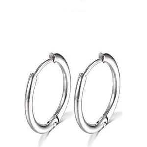 316L Paslanmaz Kararmaz Cerrahi Çelik Unisex Halka Küpe