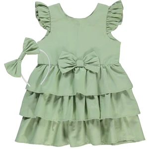 Civil Girls Kız Çocuk Elbise 2-5 Yaş Çağla Yeşili