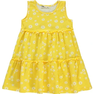 Civil Girls Kız Çocuk Elbise 2-5 Yaş Ananas