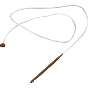 Ahşap Bambu Misinalı Tığ Hortum Serum