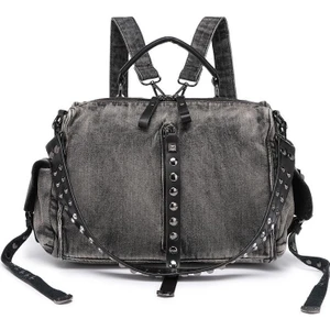 Denim Kot Kumaşı Kadın Sırt Çantası Barcelona 3218