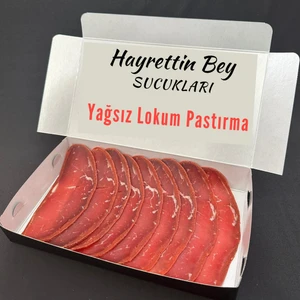 HBS Hayrettin Bey Sucukları Özel Yağsız Lokum Pastırma 250 gr