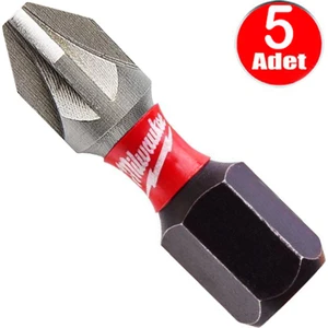 Bits Yıldız Uç Vidalama Matkap Ucu Pz2 x 25MM -5 Adet