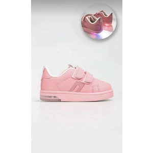 Unisex Sneaker Esnek Rahat Kalıp Çocuk Spor Ayakkabı Tam Kalıp Ortopedik Günlük Ayakkabı Pembe