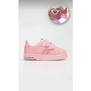 Unisex Sneaker Esnek Rahat Kalıp Çocuk Spor Ayakkabı Tam Kalıp Ortopedik Günlük Ayakkabı Pembe