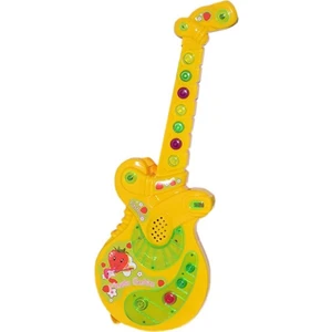 Oyuncak Gitar- Müzikli Gitar - Eğitici Oyuncak - Sesli Işıklı Gitar - Müzik Aleti - 35 cm
