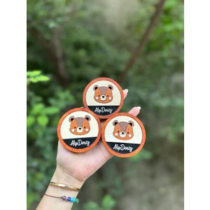 Baykuş Craft Mimarlık Özel Tasarım Hayvan Ayıcık Safari Hediyelik Hastane Çıkışı Handmade Ahşap Bebek Magnet - 20 Adet