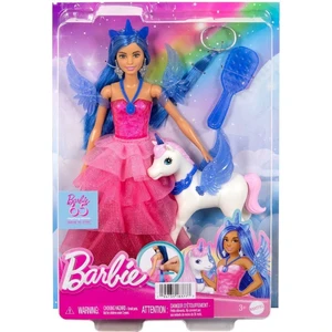 HRR16 Barbie Mavi Saçlı Prenses Bebek