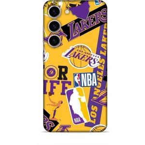 Samsung Galaxy S24 Kılıf Basketbolcular 11 Sarı Mor Los Angeles 4K Baskılı Kılıf