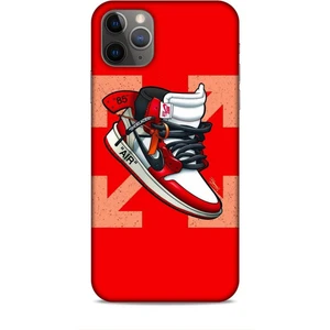 Apple iPhone 11 Pro Max Kılıf Basketbolcular 2 Air 85 Kırmızı Kapak