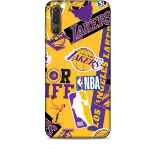 Huawei P20 Pro Kılıf Basketbolcular 11 Sarı Mor Los Angeles 4K Baskılı Kılıf