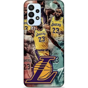 Samsung Galaxy A23 4g Kılıf Basketbolcular 17 Lebron 23 Lakers Yumuşak Kılıf