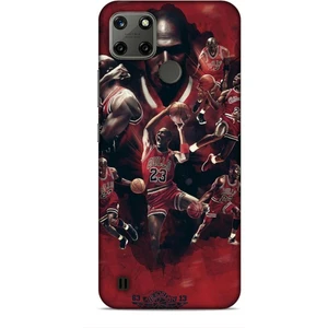 Realme C25Y Kılıf Basketbolcular 12 Bulls 23 Tasarım Kılıf