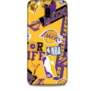 Samsung Galaxy J6 Plus Kılıf Basketbolcular 11 Sarı Mor Los Angeles 4K Baskılı Kılıf