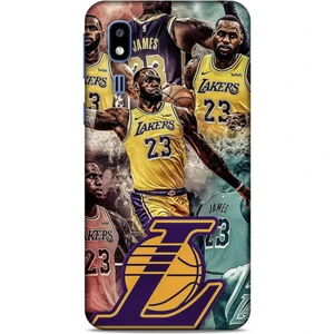Samsung Galaxy A2 Core Kılıf Basketbolcular 17 Lebron 23 Lakers Yumuşak Kılıf