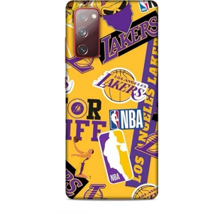 Samsung Galaxy S20 Fe Kılıf Basketbolcular 11 Sarı Mor Los Angeles 4K Baskılı Kılıf