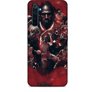 Realme 6 Kılıf Basketbolcular 12 Bulls 23 Tasarım Kılıf