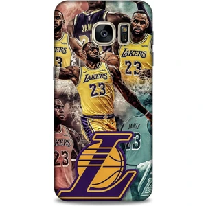 Samsung Galaxy S7 Kılıf Basketbolcular 17 Lebron 23 Lakers Yumuşak Kılıf