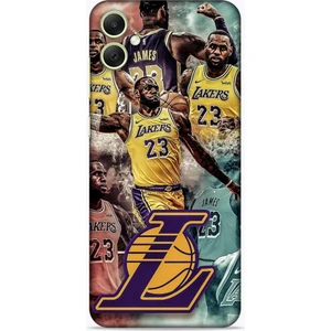 Samsung Galaxy A05 Kılıf Basketbolcular 17 Lebron 23 Lakers Yumuşak Kılıf