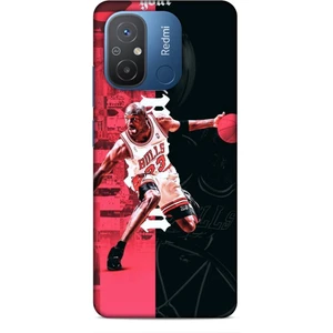 Realme C53 Kılıf Basketbolcular 5 Jordan Bulls Beyaz Koruma Kılıfı