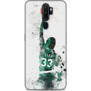 Oppo A5 2020 Kılıf Basketbolcular 28 Bird 33 Beyaz Yeşil Iz Bırakmayan Kılıf