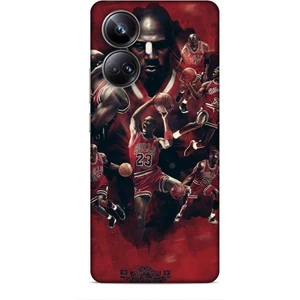 Realme 10 Pro Plus Kılıf Basketbolcular 12 Bulls 23 Tasarım Kılıf