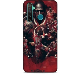 Realme 5 Pro Kılıf Basketbolcular 12 Bulls 23 Tasarım Kılıf