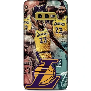 Samsung Galaxy S10E Kılıf Basketbolcular 17 Lebron 23 Lakers Yumuşak Kılıf