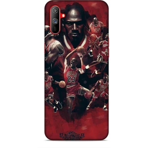 Realme C3 Kılıf Basketbolcular 12 Bulls 23 Tasarım Kılıf