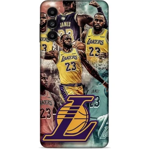 Samsung Galaxy A13 5g Kılıf Basketbolcular 17 Lebron 23 Lakers Yumuşak Kılıf