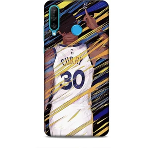 Huawei P30 Lite Kılıf Basketbolcular 14 Curry 30 Cover Kılıf