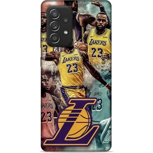 Samsung Galaxy A52S Kılıf Basketbolcular 17 Lebron 23 Lakers Yumuşak Kılıf