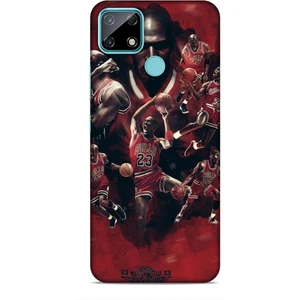 Realme C25 Kılıf Basketbolcular 12 Bulls 23 Tasarım Kılıf
