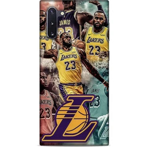 Samsung Galaxy Note 10 Kılıf Basketbolcular 17 Lebron 23 Lakers Yumuşak Kılıf
