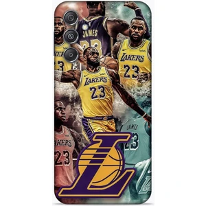Samsung Galaxy M34 5g Kılıf Basketbolcular 17 Lebron 23 Lakers Yumuşak Kılıf