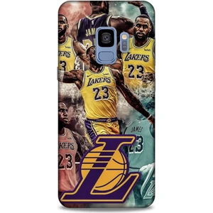Samsung Galaxy S9 Kılıf Basketbolcular 17 Lebron 23 Lakers Yumuşak Kılıf