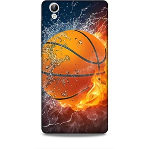 Vivo Y51 Kılıf Basketbolcular 30 Basketbol Topu Kenarları Şeffaf Kapak