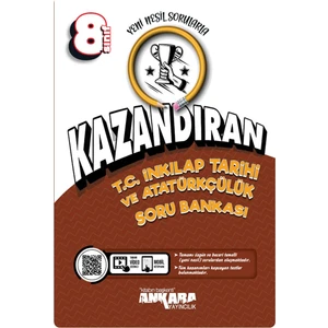 Ankara Yayıncılık 8.Sınıf T.C. Inkılap Tarihi ve Atatürkçülük Nesil Sorularla Kazandıran Sorular