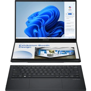 Zenbook Duo OLED (2024) Intel® Core™ Ultra 9 185H 32GB DDR5X 2 Tb SSD Intel® Arc™ Graphics 14"3k Windows 11 Home Dokunmatik Kalemli Bilgisayar UX8406MA-PZ051W Snertech