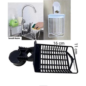 Lavabo Süngerliği Ayarlı Musluk Yanı Evye Bulaşık Süngeri Tezgah Bezi Organizeri